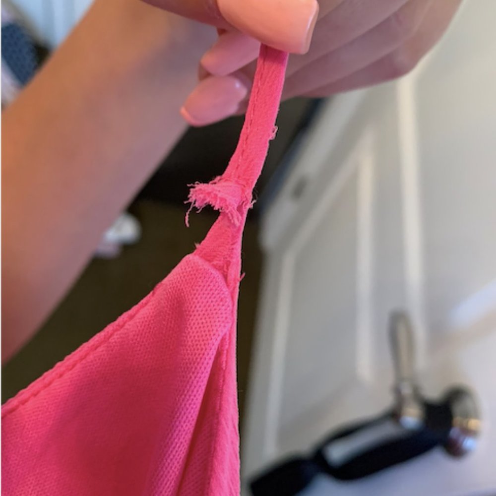 Pink Flowy Romper - Picture 4 of 4